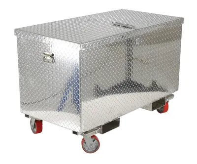 Vestil APTS-2460-CF aluminum tread plate portable tool boxe