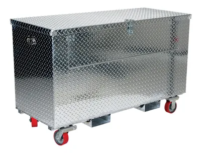 Vestil APTS-3060-CF-FD aluminum tread plate portable tool boxe