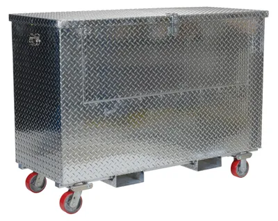 Vestil APTS-3660-CF-FD aluminum tread plate portable tool boxe