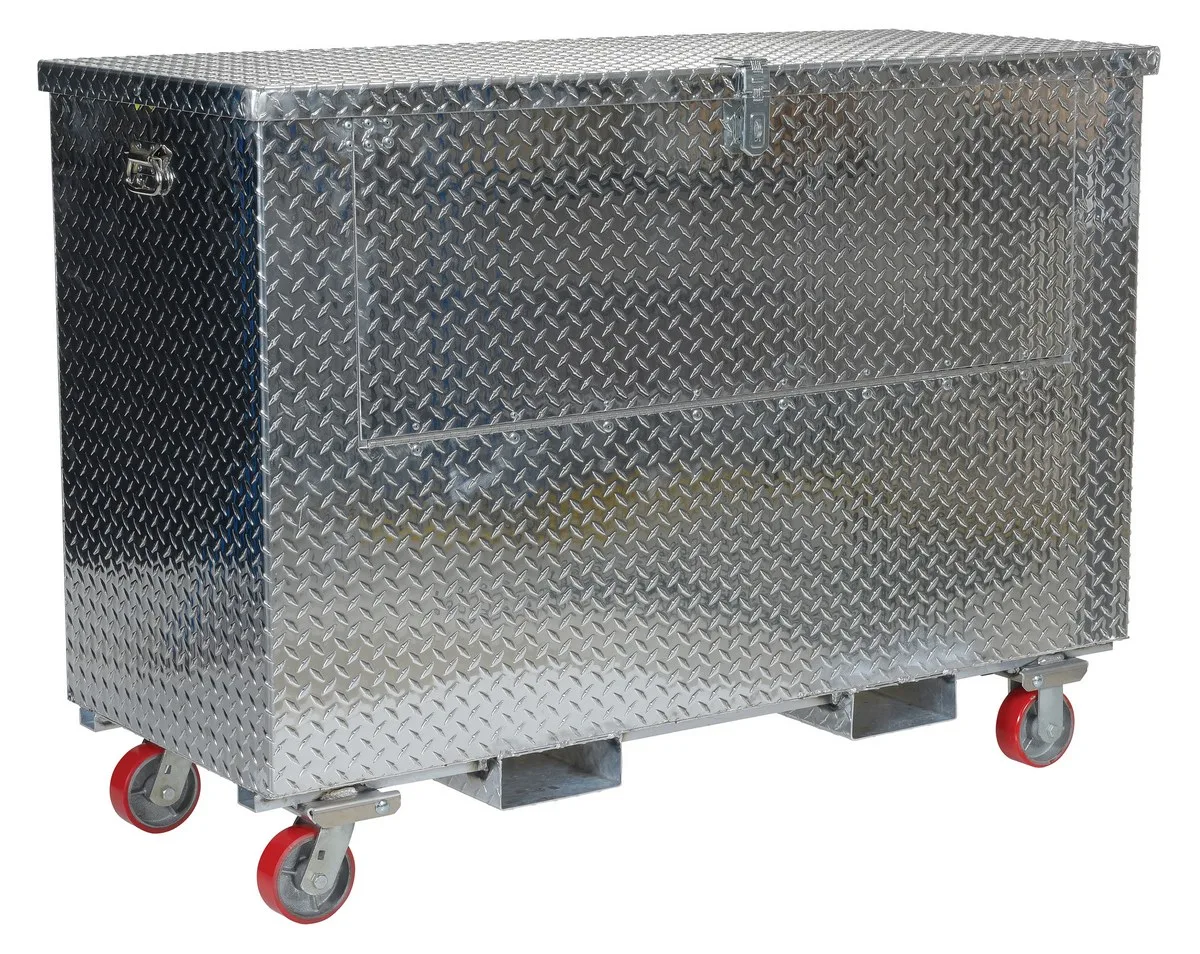 Vestil APTS-3660-CF-FD aluminum tread plate portable tool boxe