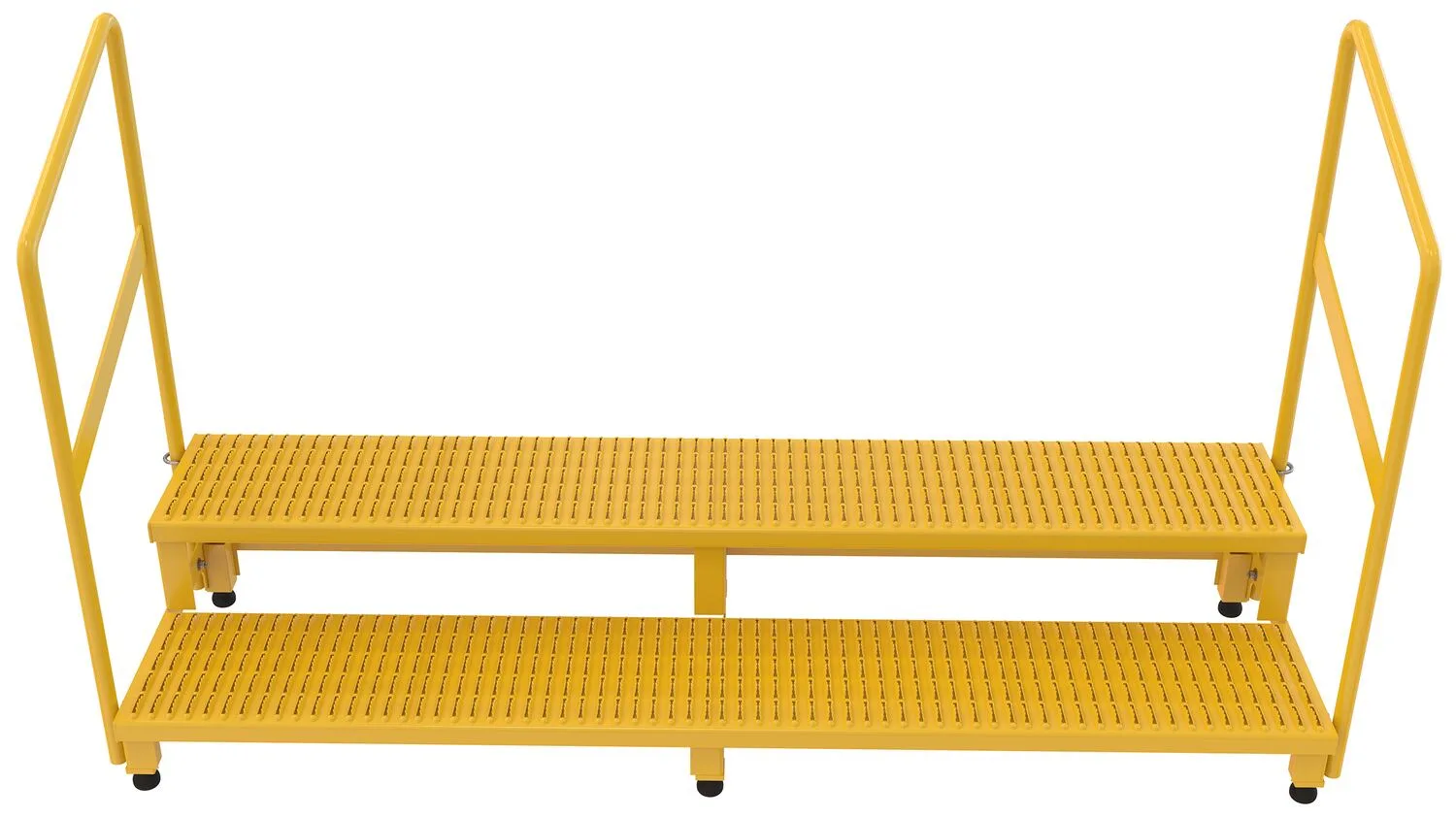 Vestil ASP-72-HR adjustable step stands with handrail