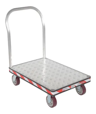 Vestil ATP-C-2436 heavy duty aluminum treadplate platform truck