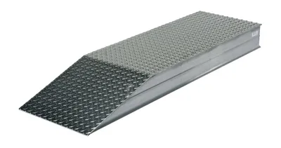 Vestil ATWR-18-6-60 aluminum wheel riser shown from an alternate angle