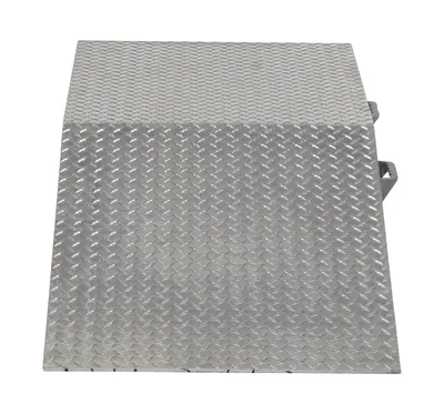 Vestil ATWR-24-10-60 aluminum wheel riser shown from an alternate angle