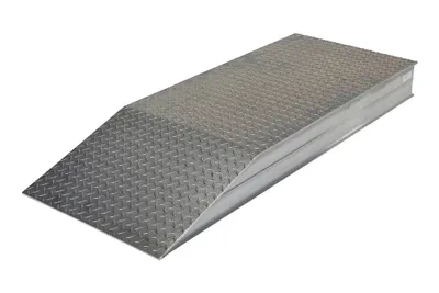 Vestil ATWR-24-6-60 aluminum wheel riser shown from an alternate angle