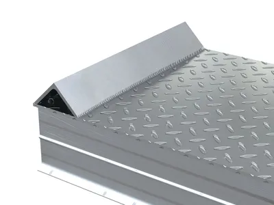 Vestil ATWR-ROG-24-10-60 aluminum wheel riser