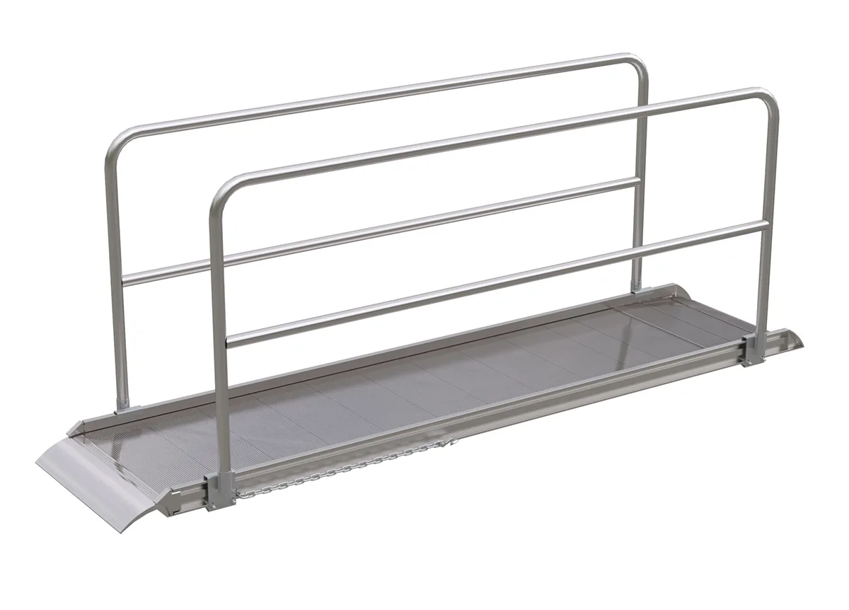 Vestil AWR-28-10A-HR aluminum walk ramp
