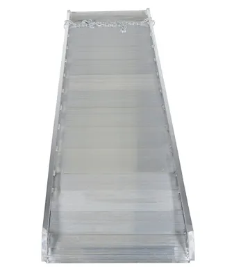 Vestil AWR-28-10A aluminum walk ramp shown from an alternate angle
