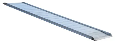 Vestil Aluminum Wheel Walk Ramp Overlapping Style 144 In. x 28 In. 1900 Lb. Capacity Silver