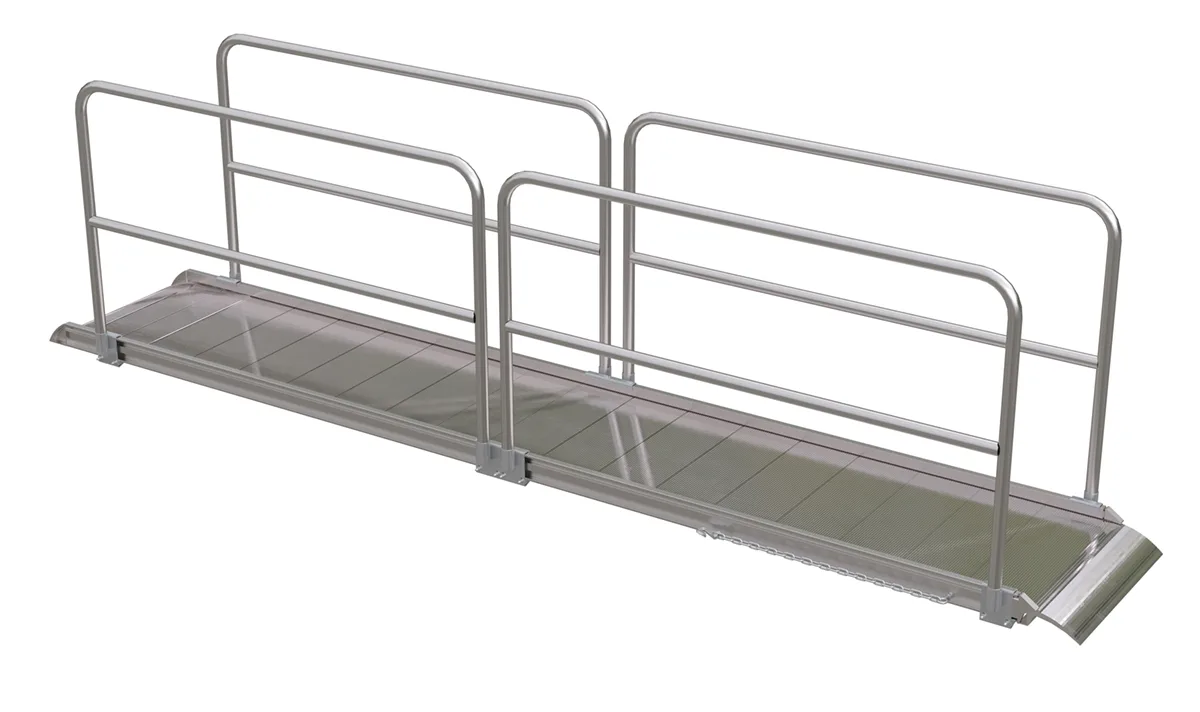 Vestil AWR-28-14A-HR aluminum walk ramp