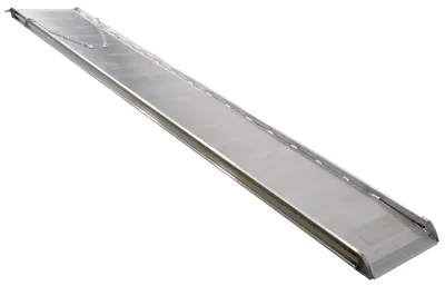 Vestil Aluminum Wheel Walk Ramp Overlapping Style 168 In. x 28 In. 1600 Lb. Capacity Silver
