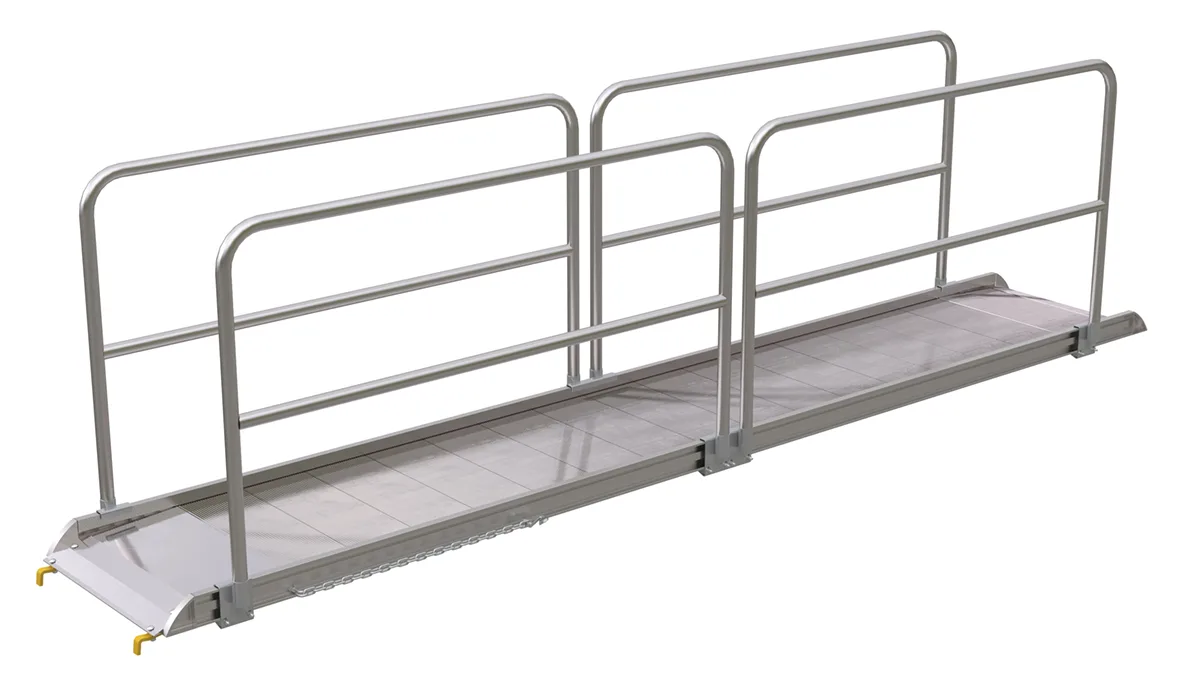 Vestil AWR-28-14B-HR aluminum walk ramp