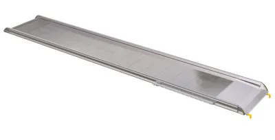 Vestil Aluminum Wheel Walk Ramp Steel Hook Style 170-13/16 In. x 28 In. 1600 Lb. Capacity Silver