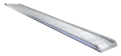 Vestil Aluminum Wheel Walk Ramp Overlapping Style 192 In. x 28 In. 1000 Lb. Capacity Silver