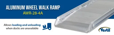Vestil AWR-28-4A aluminum walk ramp feature highlights