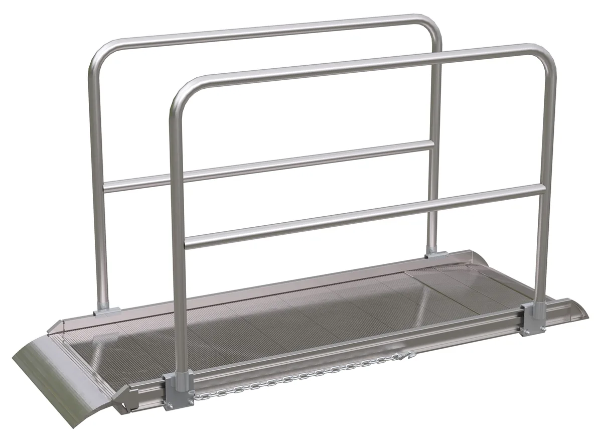 Vestil AWR-28-7A-HR aluminum walk ramp