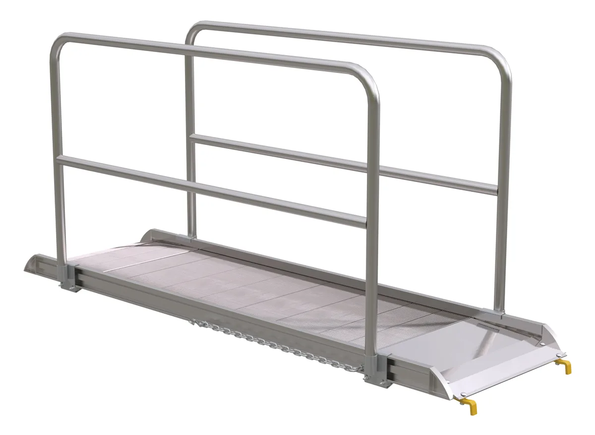 Vestil AWR-28-8B-HR aluminum walk ramp