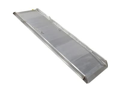 Vestil Aluminum Wheel Walk Ramp Steel Hook Style 99-1/4 In. x 28 In. 2500 Lb. Capacity Silver