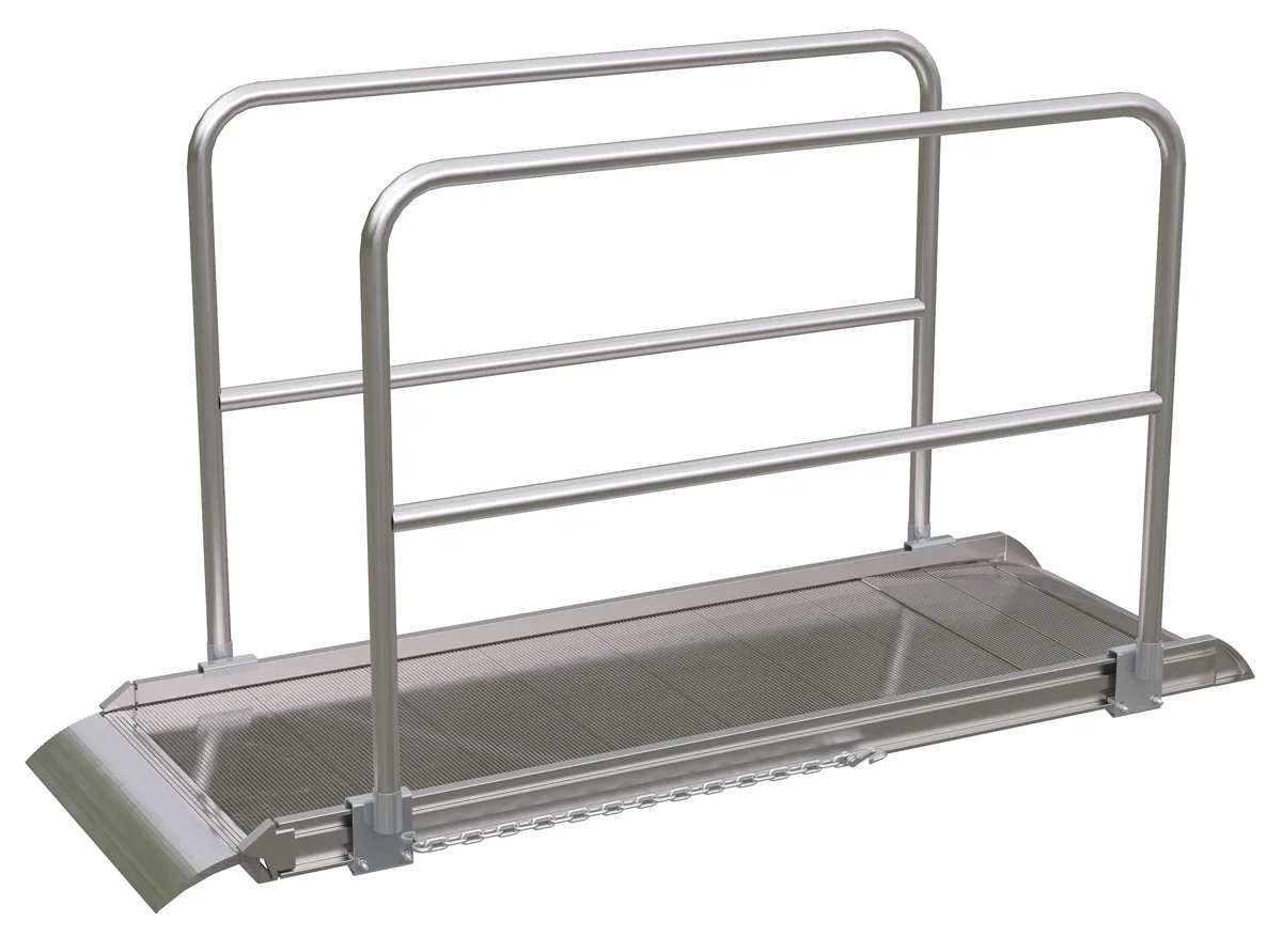 Vestil AWR-28-9A-HR aluminum walk ramp