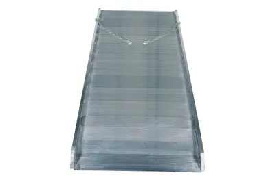Vestil AWR-38-10A aluminum walk ramp shown from an alternate angle
