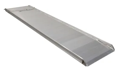 Vestil Aluminum Wheel Walk Ramp Overlapping Style 144 In. x 38 In. 1900 Lb. Capacity Silver