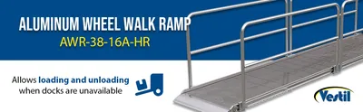 Vestil AWR-38-16A-HR aluminum walk ramp feature highlights