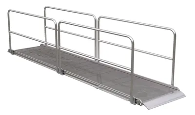 Vestil AWR-38-16A-HR aluminum walk ramp