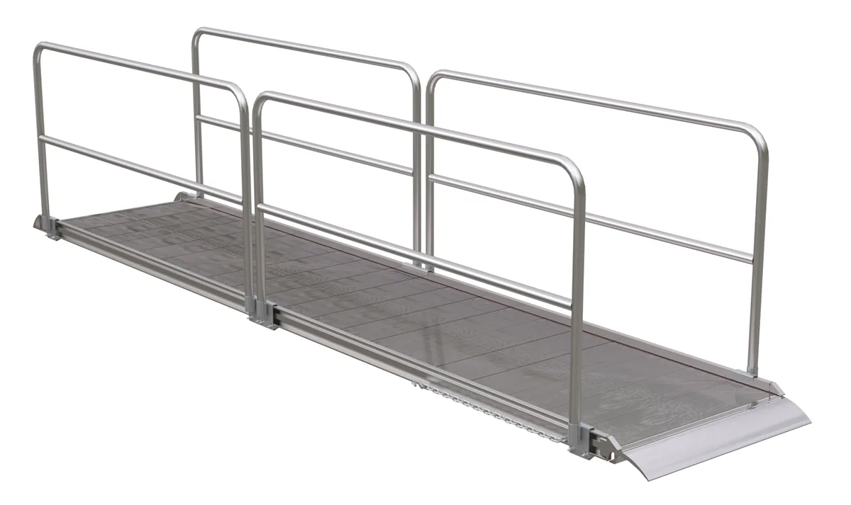 Vestil AWR-38-16A-HR aluminum walk ramp