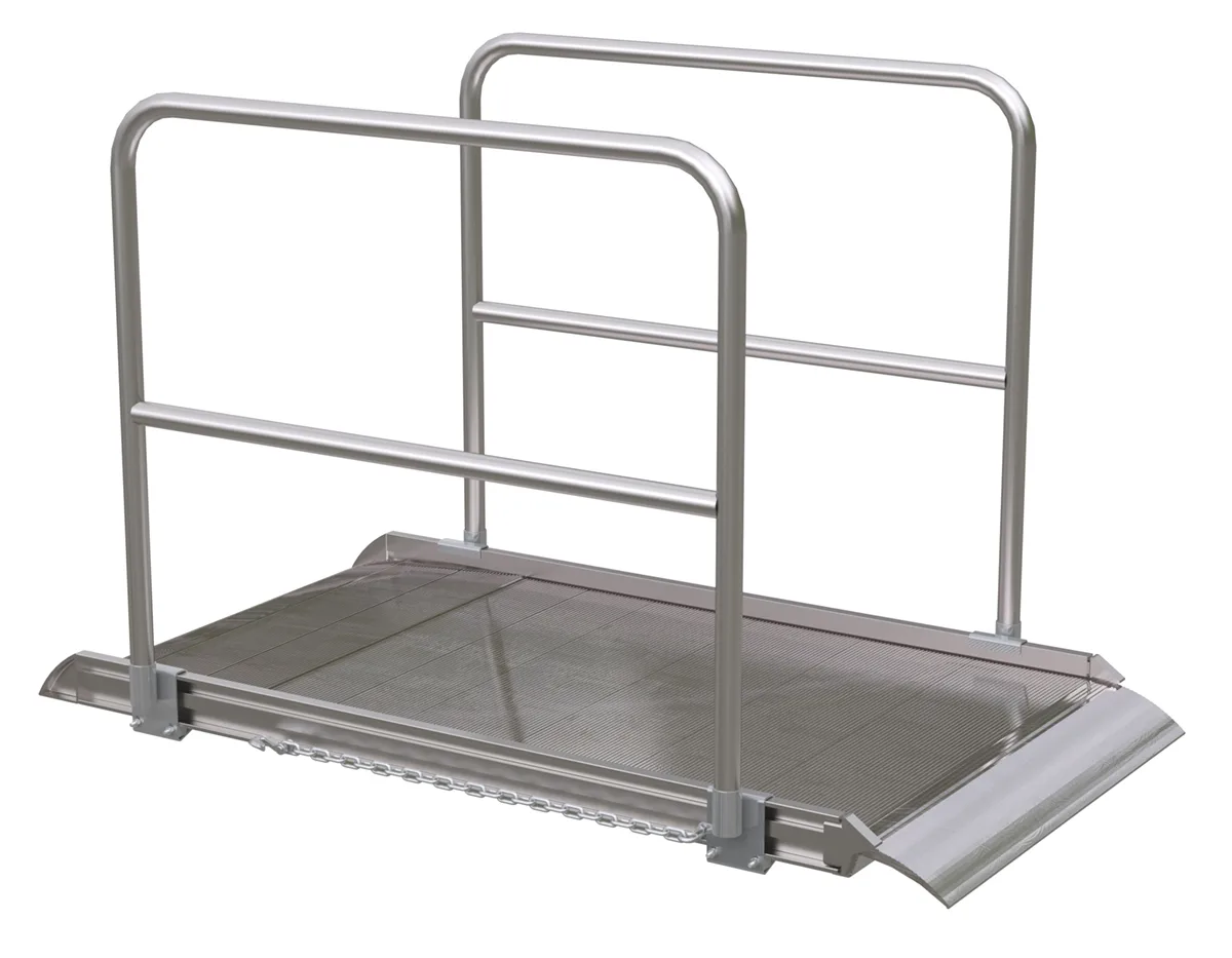 Vestil AWR-38-6A-HR aluminum walk ramp