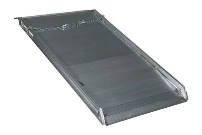 Vestil Aluminum Wheel Walk Ramp Overlapping Style 72 In. x 38 In. 2800 Lb. Capacity Silver