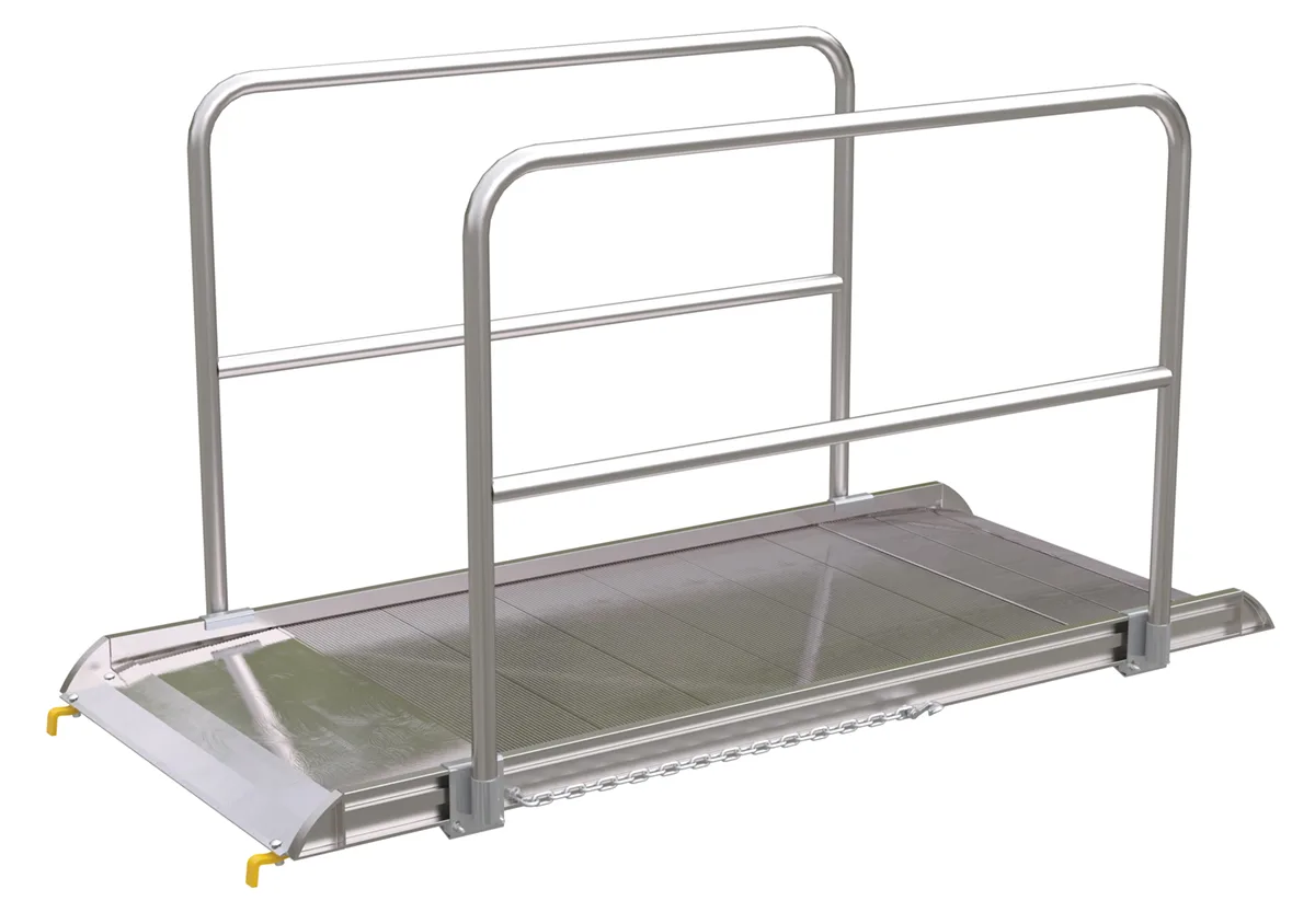 Vestil AWR-38-7B-HR aluminum walk ramp