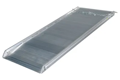 Vestil AWR-38-8A aluminum walk ramp shown from an alternate angle