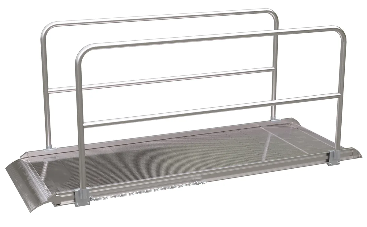 Vestil AWR-38-9A-HR aluminum walk ramp