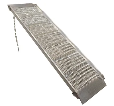 Vestil AWR-G-28-8A aluminum grip-strut walk ramp