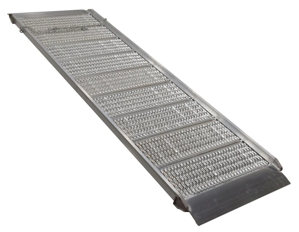 Vestil AWR-G-38-10A aluminum grip-strut walk ramp