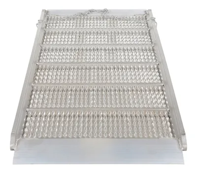 Vestil AWR-G-38-7A aluminum grip-strut walk ramp shown from an alternate angle