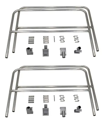 Vestil AWR-HR-16-RF aluminum walk ramp shown from an alternate angle