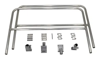 Vestil AWR-HR-7-RF aluminum walk ramp shown from an alternate angle