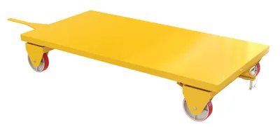 Vestil AWST-3672-PU all wheel steer truck shown from an alternate angle