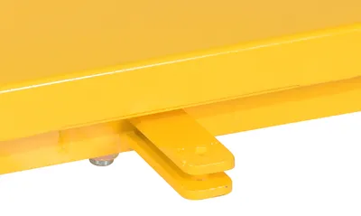 Vestil AWST-3672-PU all wheel steer truck shown from an alternate angle