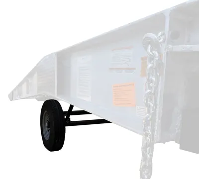 Vestil AY-PNTR aluminum yard ramp shown from an alternate angle