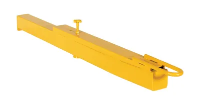Vestil Factory Installed Steel Tow Bar Hitch For Aluminum & Steel Yard Ramps Yellow