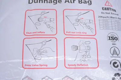 Vestil BAG-4884-L1 inflatable dunnage bag shown from an alternate angle