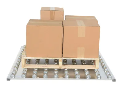 Vestil BALL-4048 ball transfer platform shown from an alternate angle