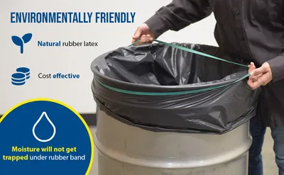 Vestil BAND-34 jumbo rubber band feature highlights