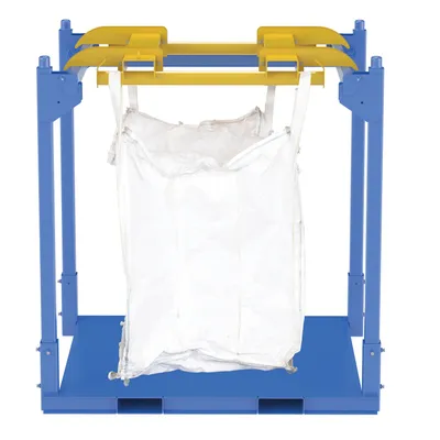 Vestil BBL-B001 bulk bag filling station shown from an alternate angle