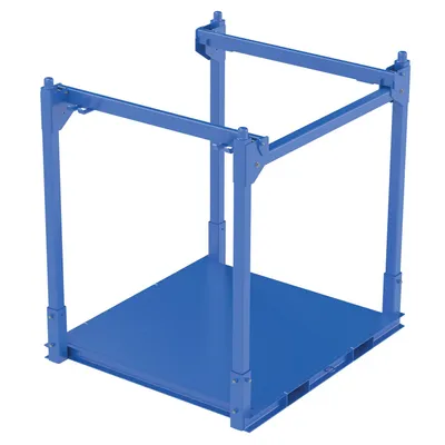 Vestil BBL-RK-72 bulk bag filling station shown from an alternate angle