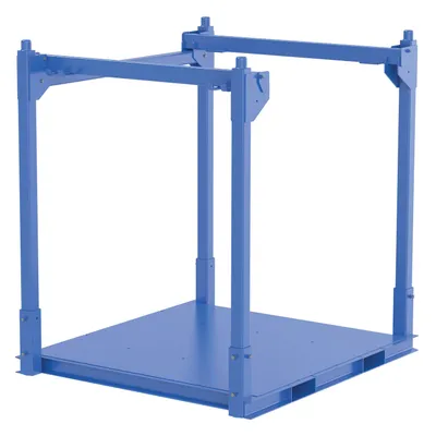 Vestil BBL-RK-72 bulk bag filling station shown from an alternate angle