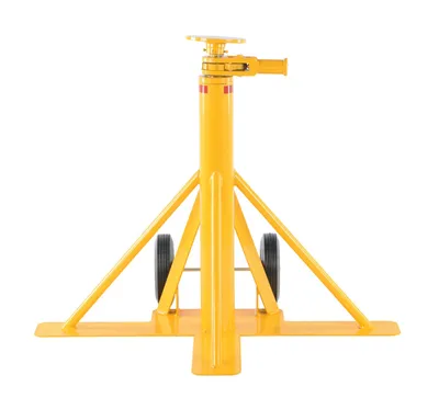 Vestil BFSJ-2748-100 trailer stabilizing jack shown from an alternate angle
