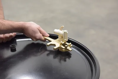 Vestil BNW-BX-W drum bung nut wrenche shown from an alternate angle